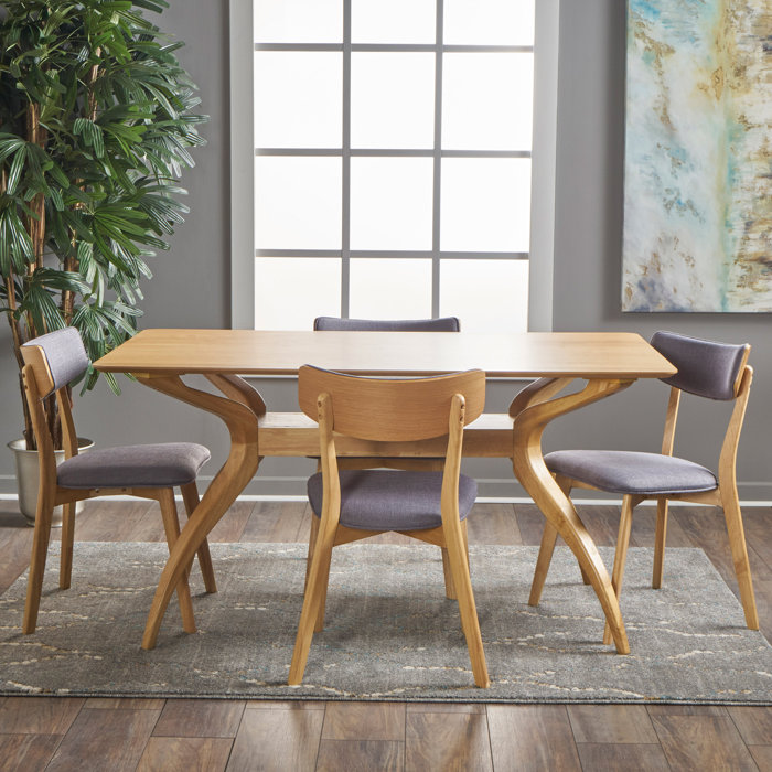 Oliver Bryona 4 Person Dining Set & Reviews Wayfair